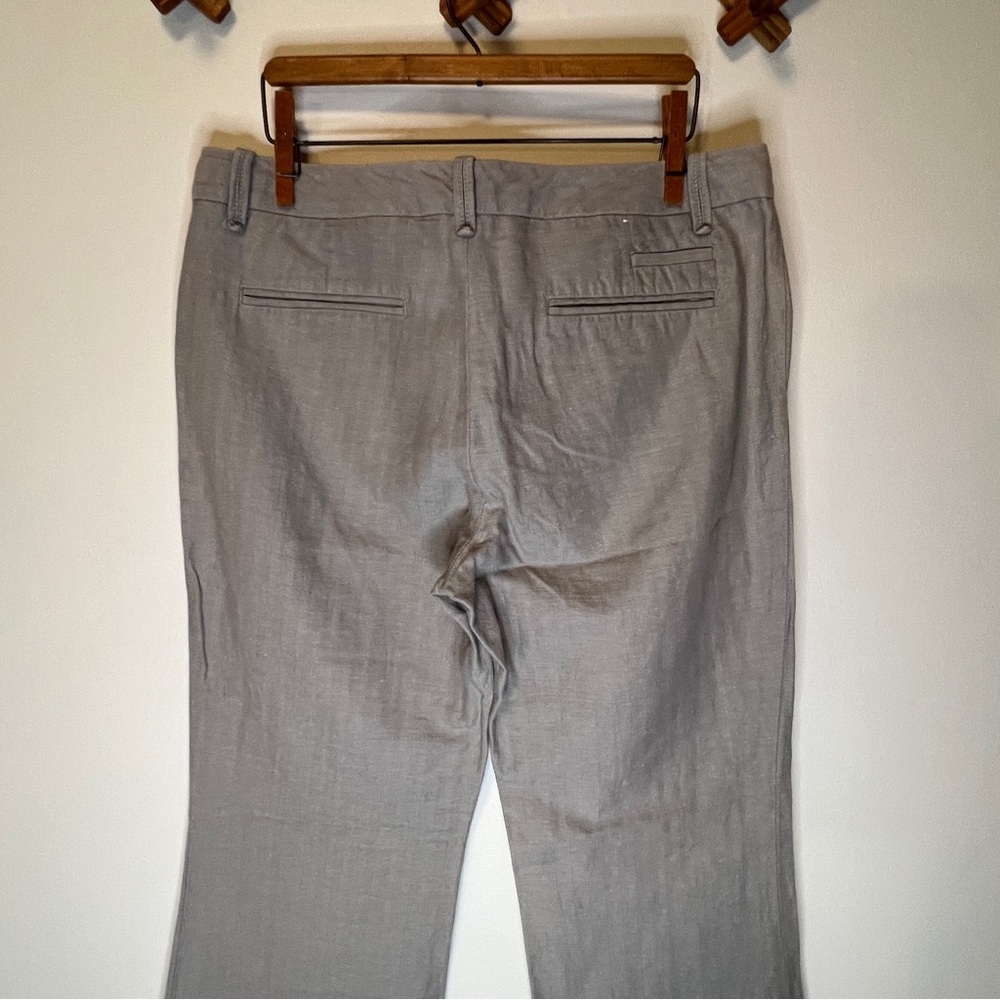 GAP Hip Slung fit Light Linen Khaki Beige Pants - Picture 6 of 16